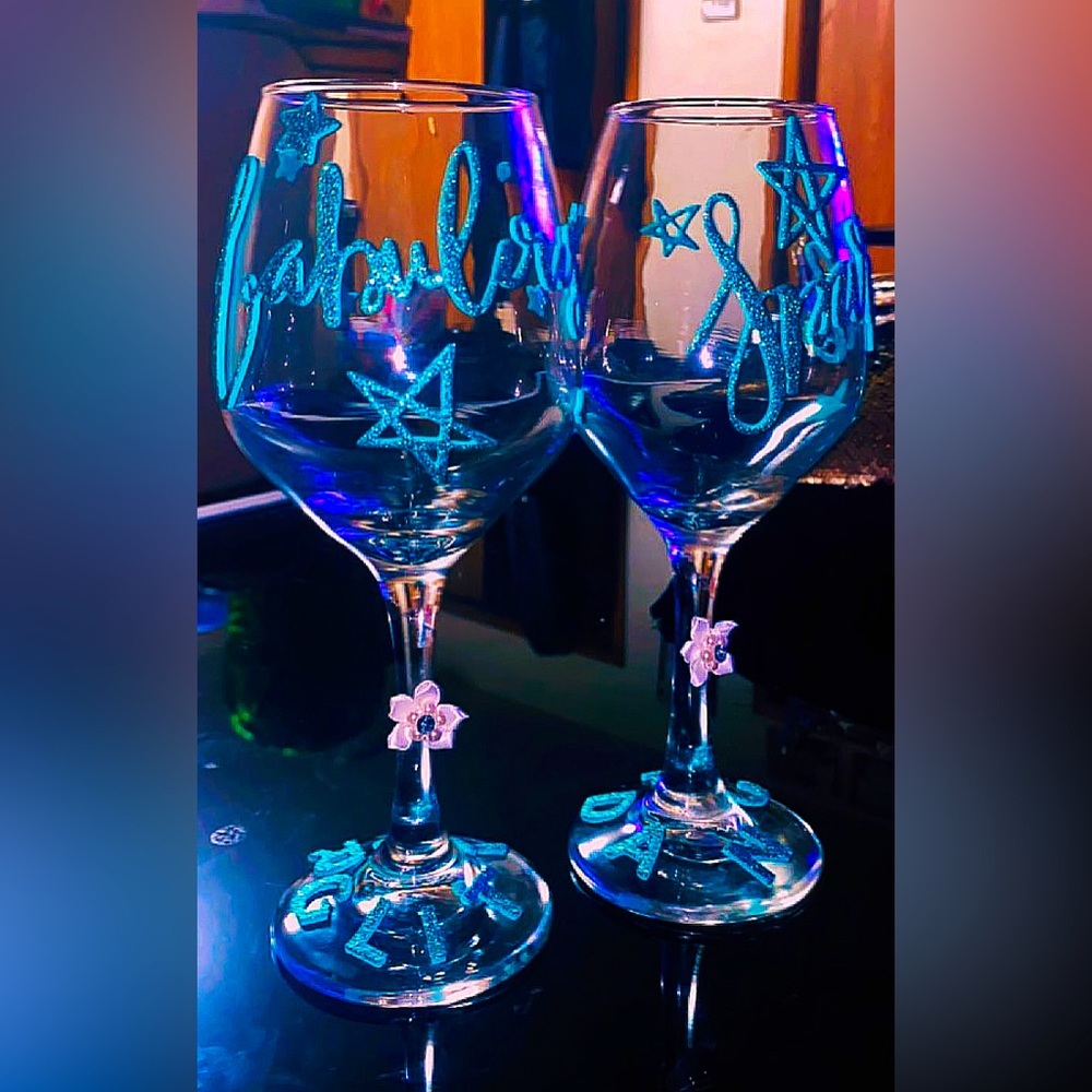 Wine glasses designed by me